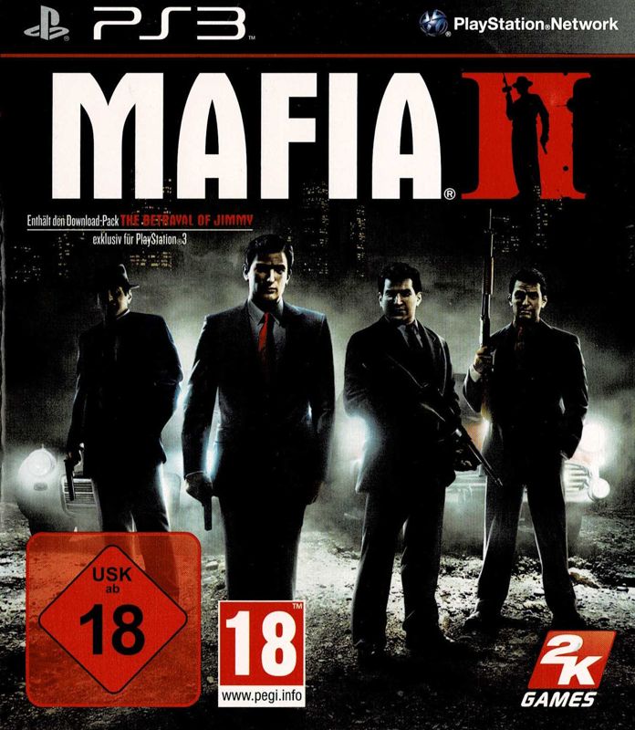 Mafia II box art for Playstation 3